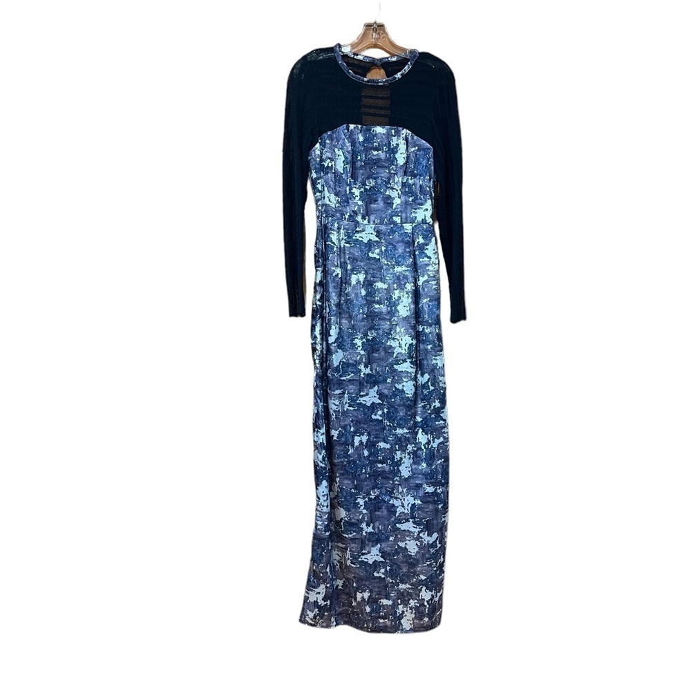 Freebird Floral Full Length Long Sleeve Maxi Dress Women’s Size Small Gown